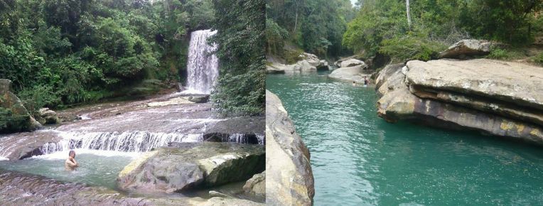 Las piscinas del Güéjar y la cascada de La Floresta, apetecidos destinos turísticos naturales de Lejanías, Meta / Foto: Archivo Particular