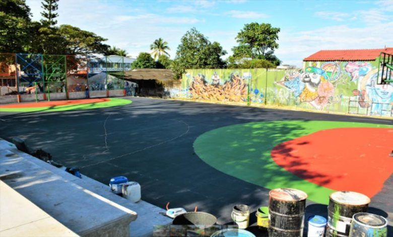 60 días para que esté listo el remodelado parque del barrio La Esperanza