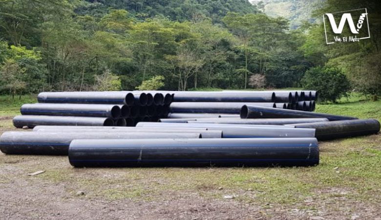 Finalizó el transporte de tubería para la reparación del acueducto