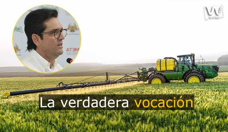 La fórmula de Juan Guillermo para que el Meta vuelva a vivir del agro