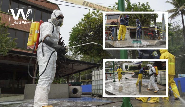En marcha plan de desinfección en  áreas públicas de Villavicencio