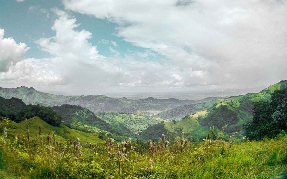 Vista panorámica del Cañón del Guatiquía