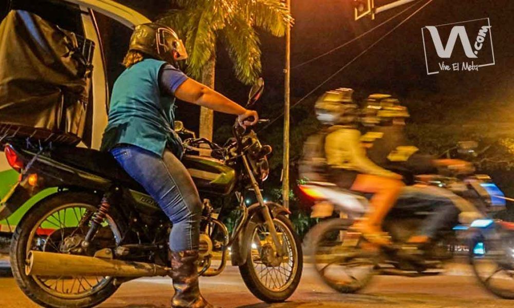 Vuelve restricción nocturna para motos en Villavicencio
