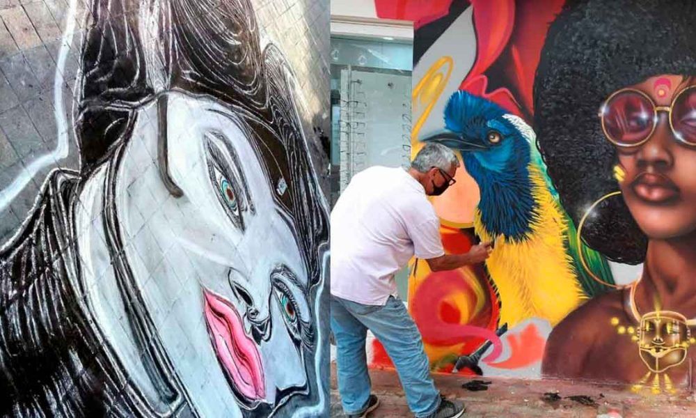 Villavicencio, lienzo de pintura urbana