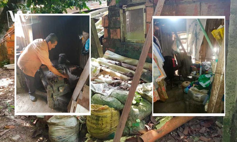 Con discapacidad visual y en la pobreza extrema, adulto mayor sobrevive en Villavicencio