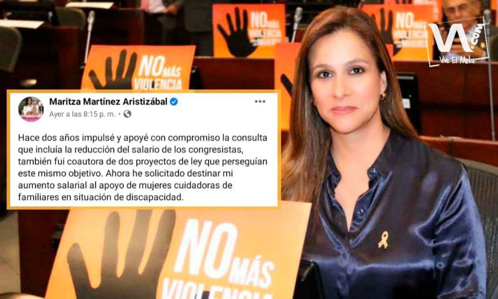 Maritza Martínez destinó su aumento salarial para apoyar a mujeres vulnerables