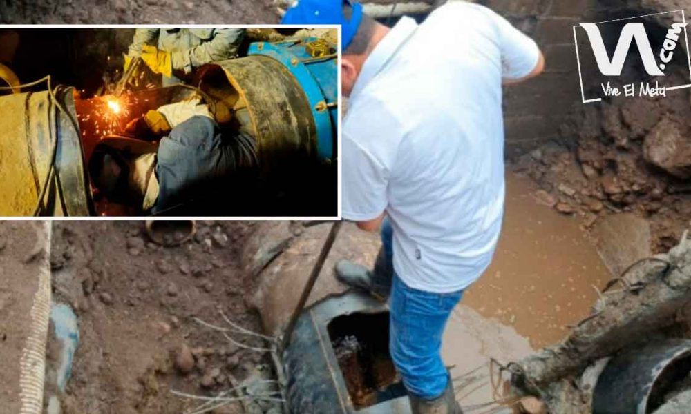 Restablecen servicio de agua en Villavicencio