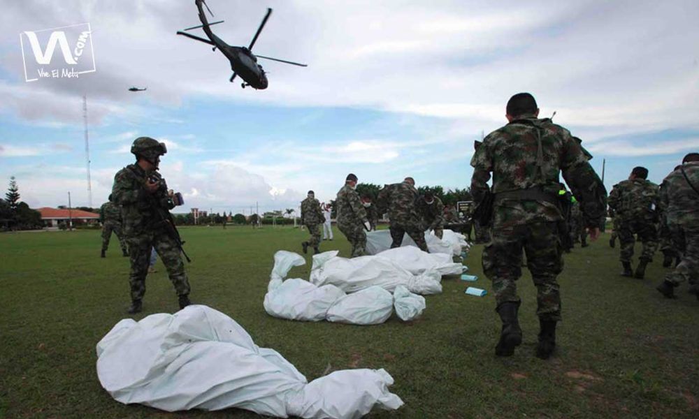 En Villavicencio, familiares de muertos por bombardeo exigen ver los cuerpos