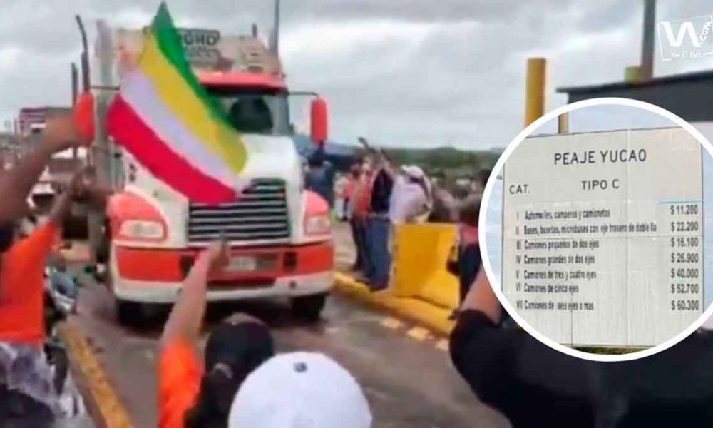 Manifestantes levantaron garita del peaje Yucao, en Puerto Gaitán