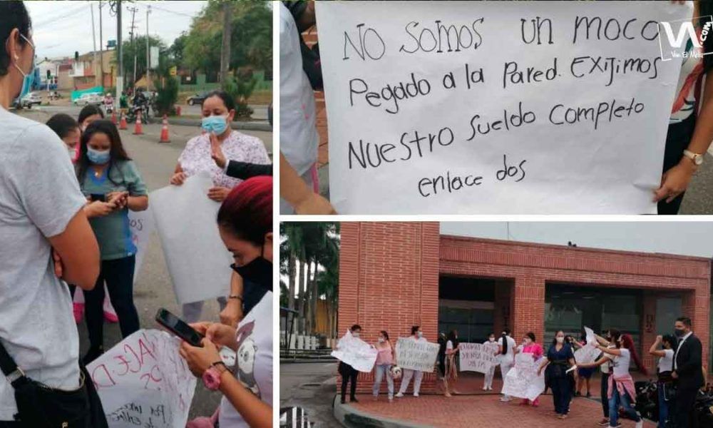150 enfermeras de Villavicencio exigen el pago de su salario