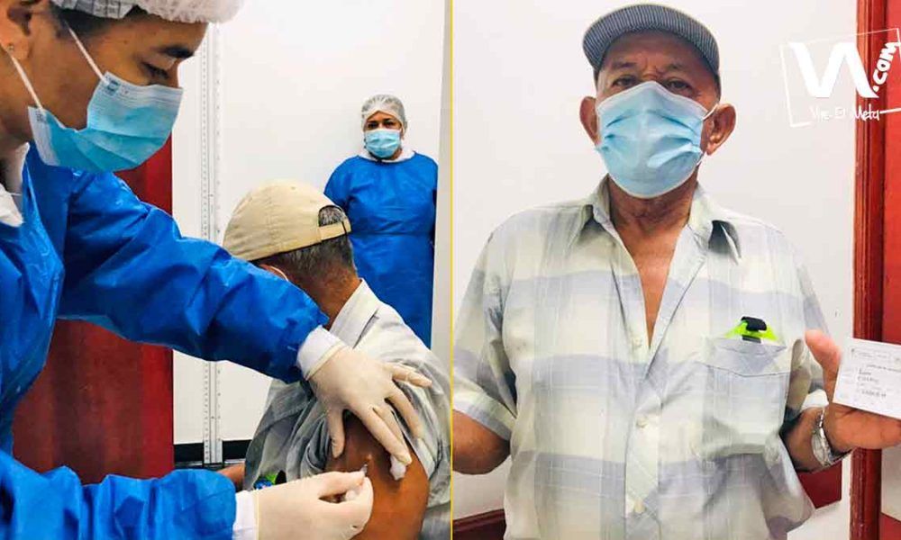 Un reciclador llanero es el primero del gremio vacunado contra el covid