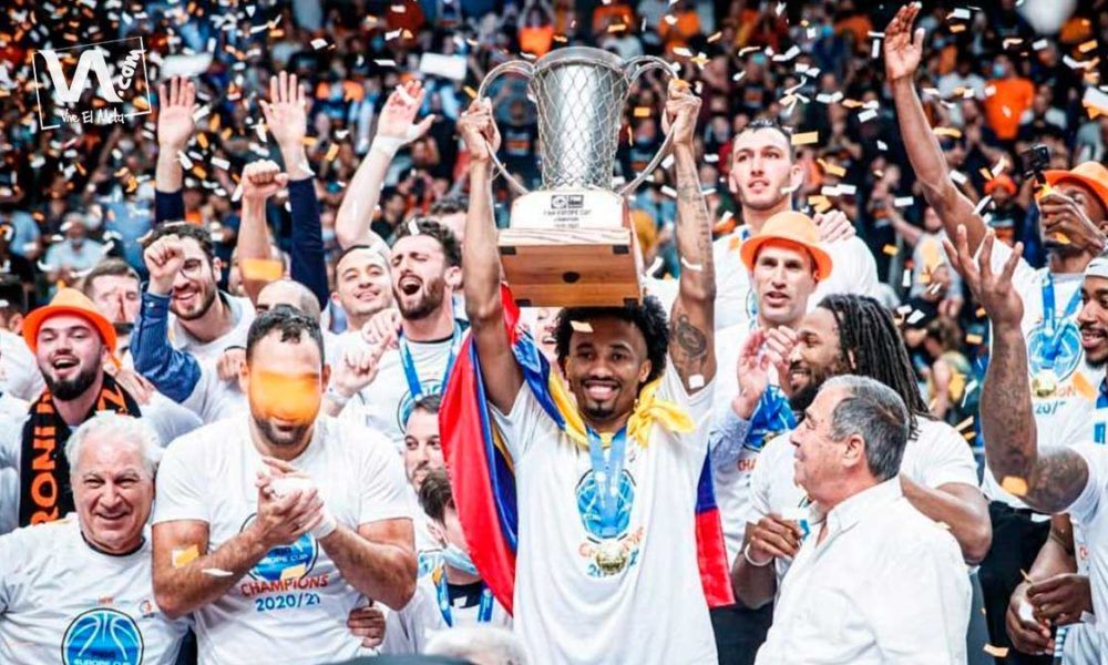 Basquetbolista llanero, primer colombiano en consagrarse campeón de la FIBA Europe Cup