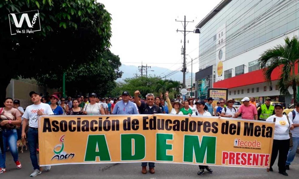Educadores del Meta cesarán actividades el miércoles para participar en el paro