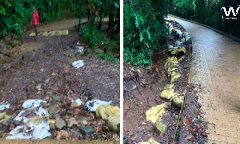 Ola invernal retrasa obras en la ruta turística de la vereda del Carmen
