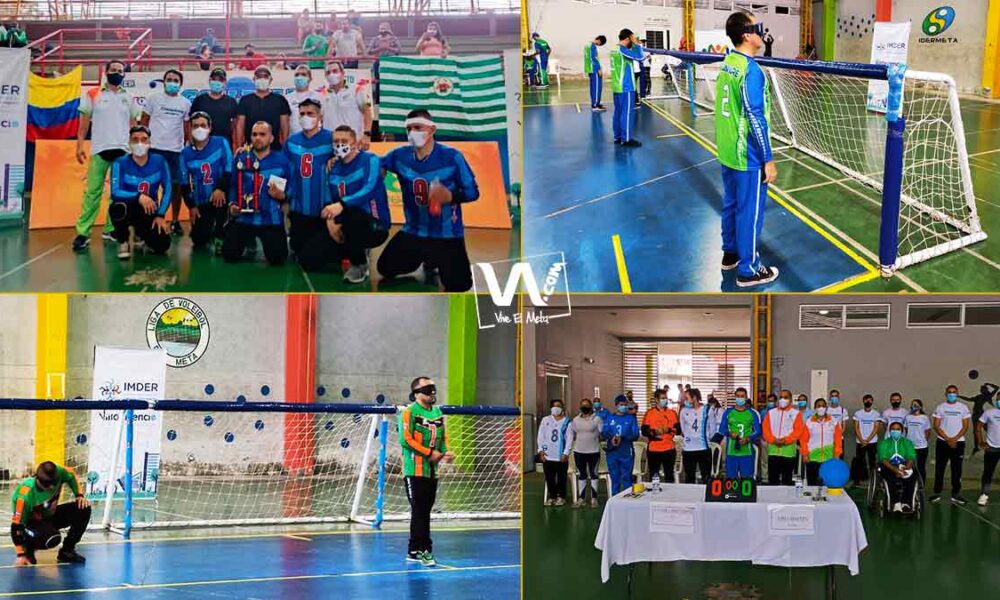 Deportistas invidentes del Meta: campeones nacionales de goalball