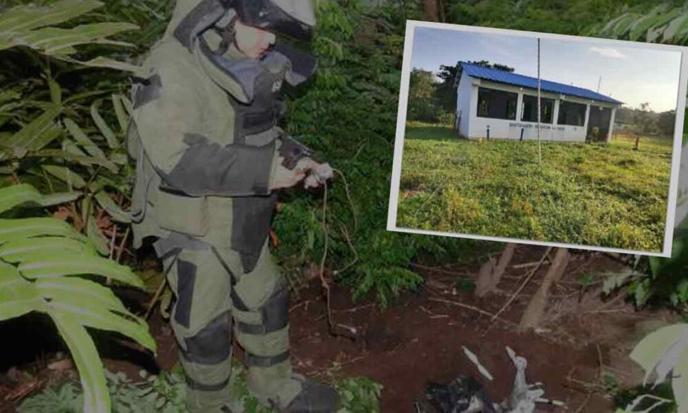 Hallan artefacto explosivo cerca a una escuela en Uribe, Meta