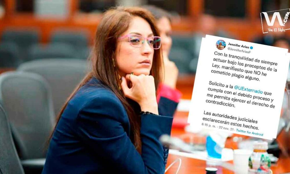 U. Externado solicitará anulación de maestría de Jennifer Arias por plagio
