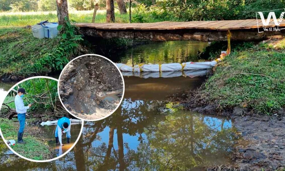 Alerta por vertimiento de aguas residuales en caño de Castilla la Nueva