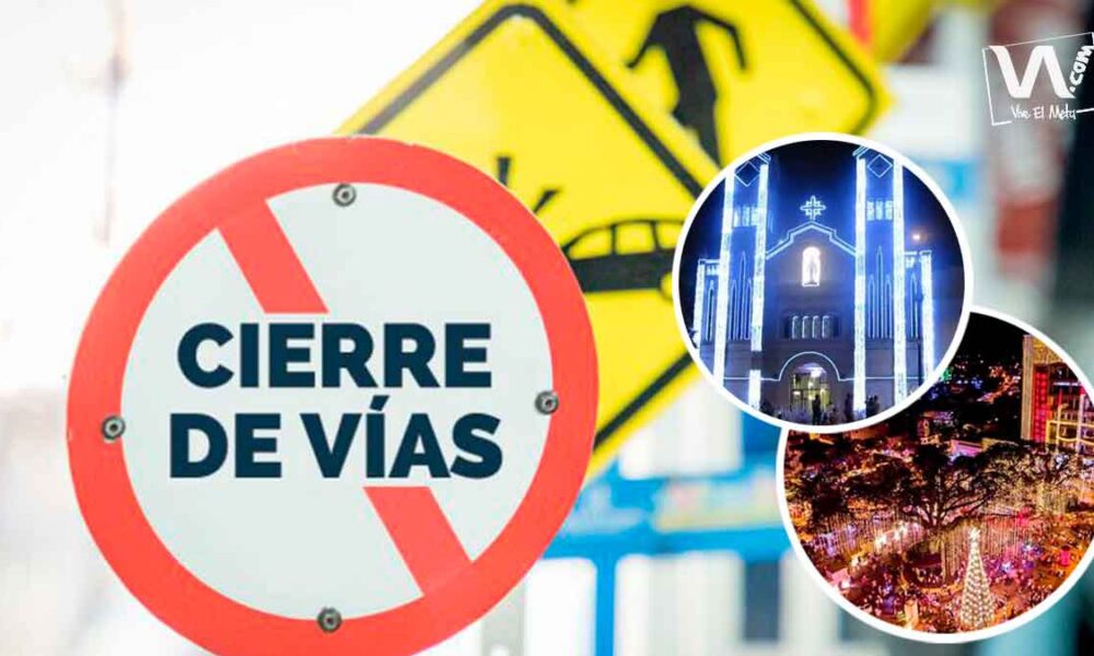 Estos son los cierres viales de mañana en Villavicencio