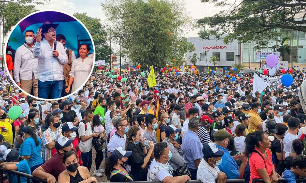 Con propuestas llegó Gustavo Petro a la capital del Meta