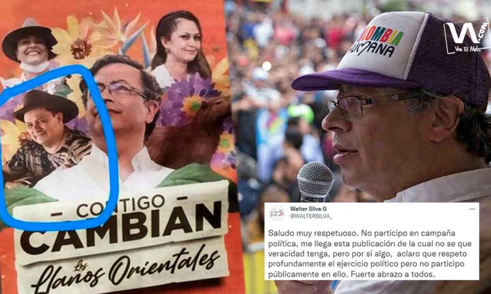 «No participo en campaña política»: Walter Silva por publicidad de Petro