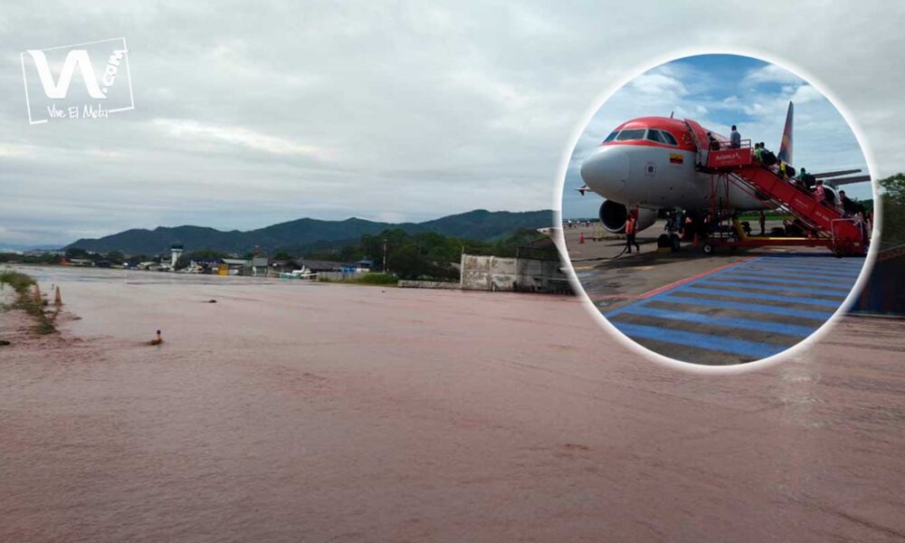Por inundaciones, suspenden vuelos desde y hacia Villavicencio