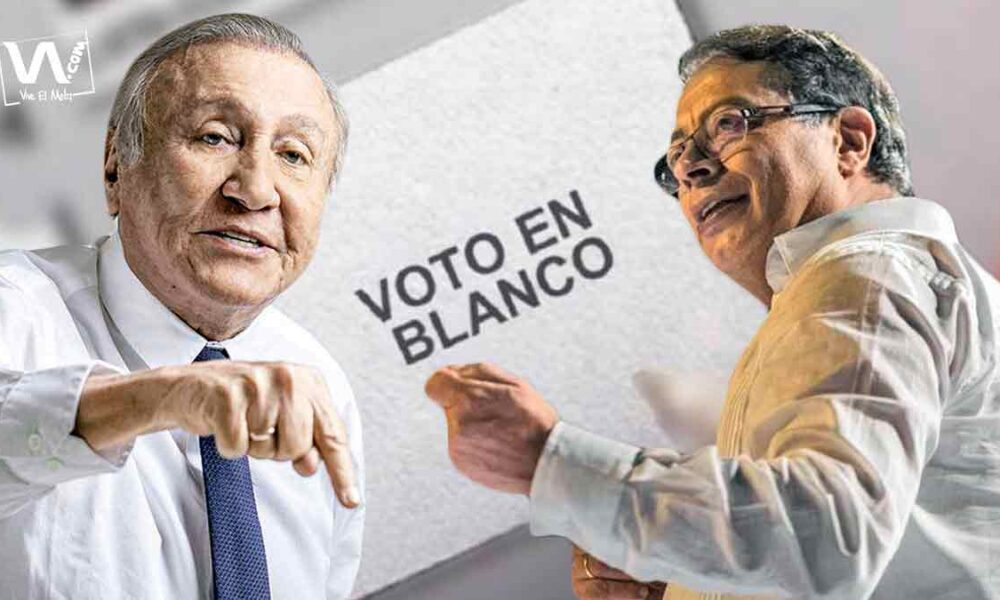 Votar en blanco es votar por Petro: campaña de Rodolfo Hernández