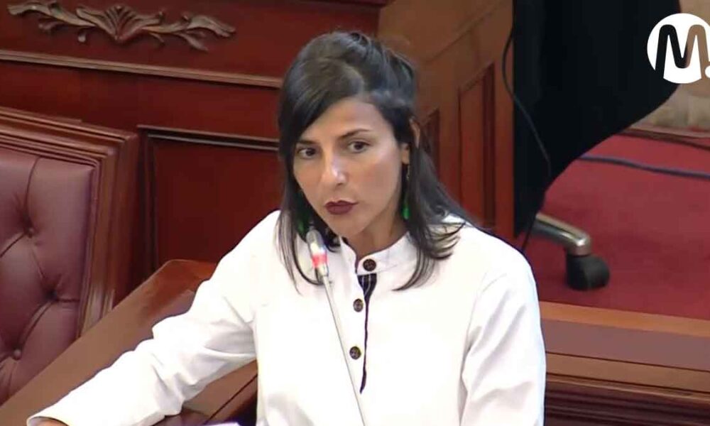 ¡Leyó el discurso! Ministra de Minas ‘metió la pata’ en el Congreso