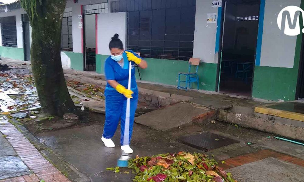 Volvió el servicio de aseo a colegios públicos de Villavicencio