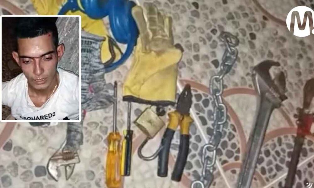 Con cizalla, alicate y más herramientas, entraba a casas en Villavicencio