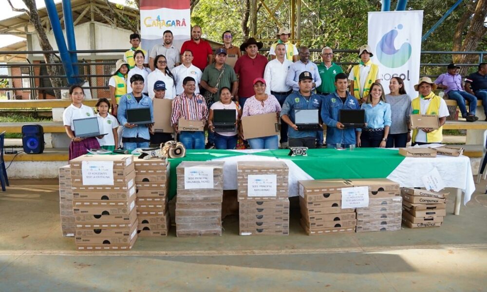 Centros Educativos de Puerto Gaitán reciben equipos de cómputo para fortalecer procesos de aprendizaje