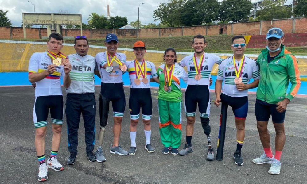 Con 13 medallas el Meta cerró en paranacional de ruta y pista