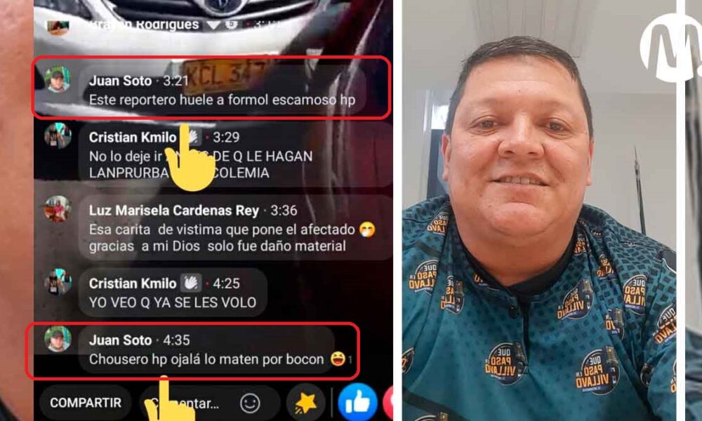 Amenazan de muerte a Periodista de ‘Qué Pasó en Villavo’