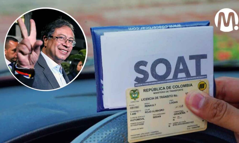 Petro cumplió: habrá reducción de 50 % en el precio del SOAT