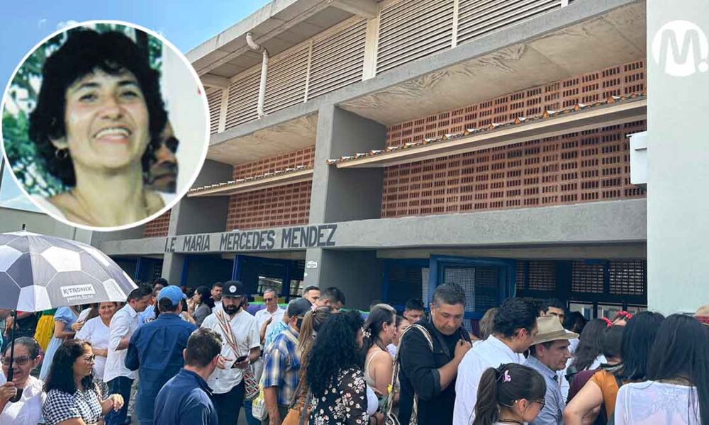 En honor a alcaldesa metense asesinada, bautizaron colegio del 13 de Mayo