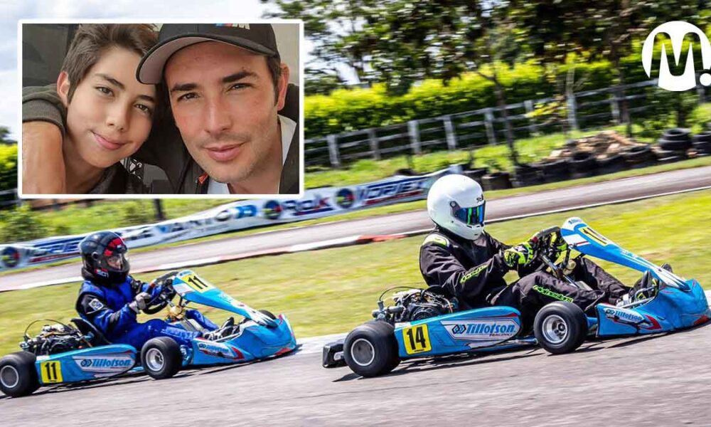 Hijo de Sebastián Martínez ganó torneo de kartismo en Villavicencio