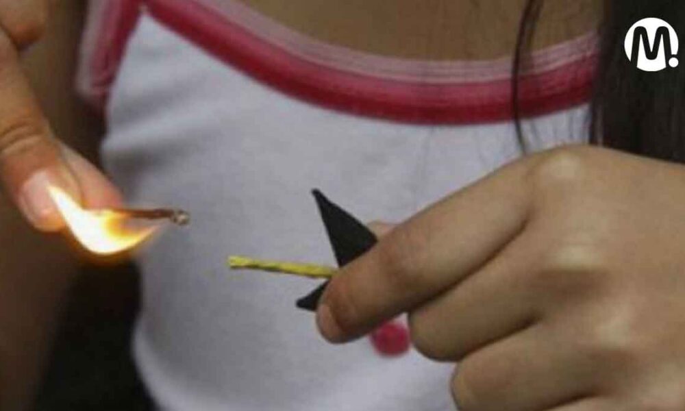 Mujer sufrió quemadura facial con pólvora, en Guamal