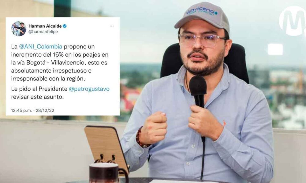 Harman se opone a incremento de 16 % en peajes de la vía al Llano