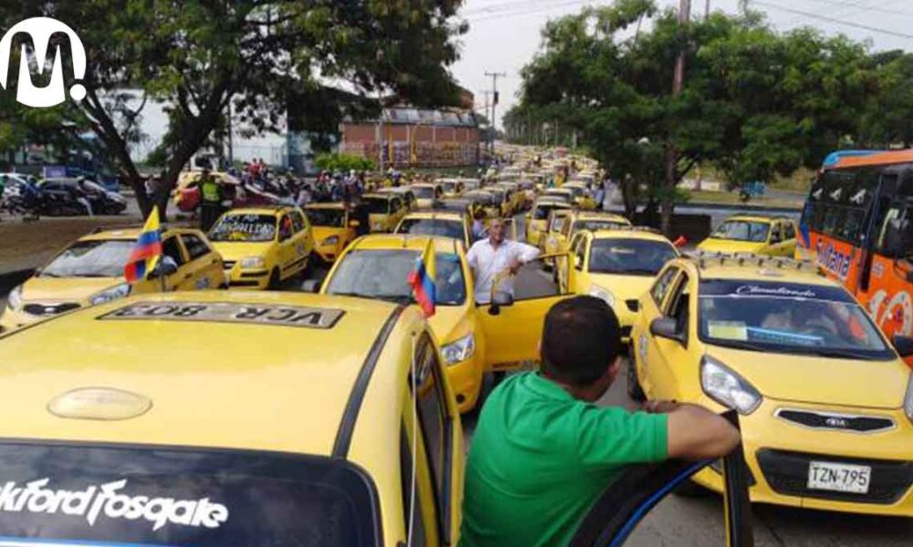 Taxistas de Villavicencio se van a paro este 22 de febrero