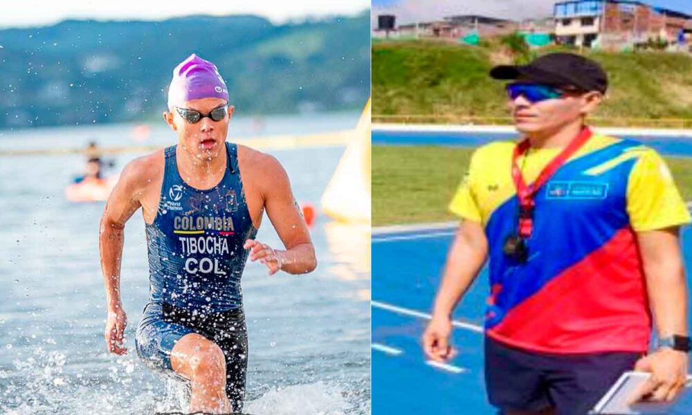 Padre e hijo llaneros se toman los Centroamericanos del triatlón en El Salvador