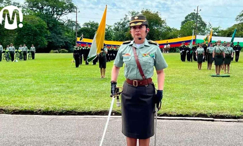 Shirley Aguilar, la primera mujer en comandar la Policía de Villavicencio