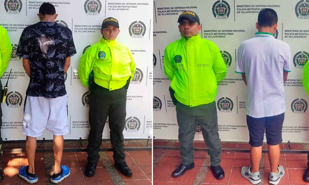 ‘Topo’ y ‘Chigüiro’, dos homicidas capturados en Villavicencio