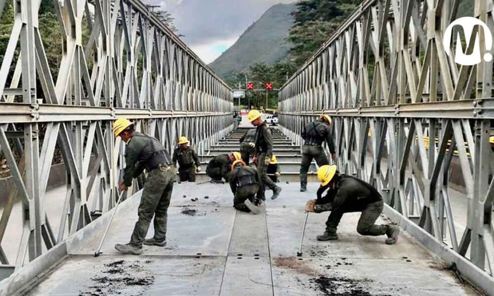 Puente provisional permitirá transitar nuevamente por la vía al Llano