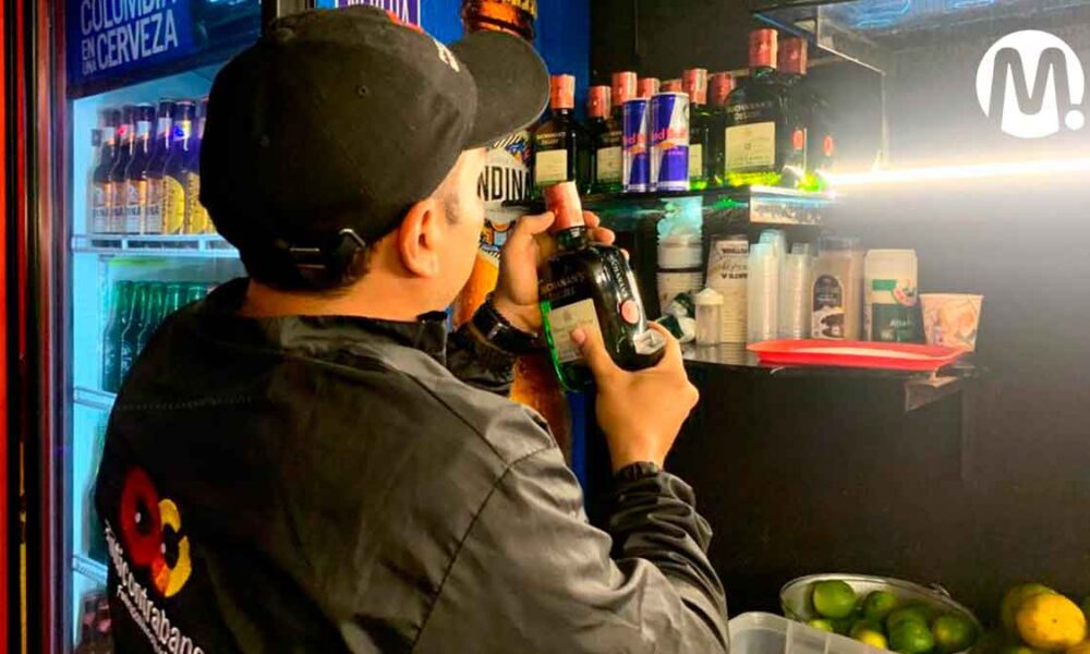 Incautan licor de contrabando en Villavicencio