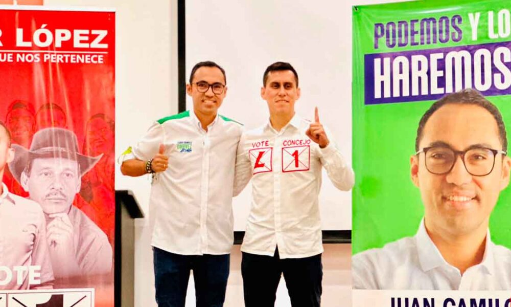 Concejal Ómar López adhiere a la campaña de Juan Camilo Chávez
