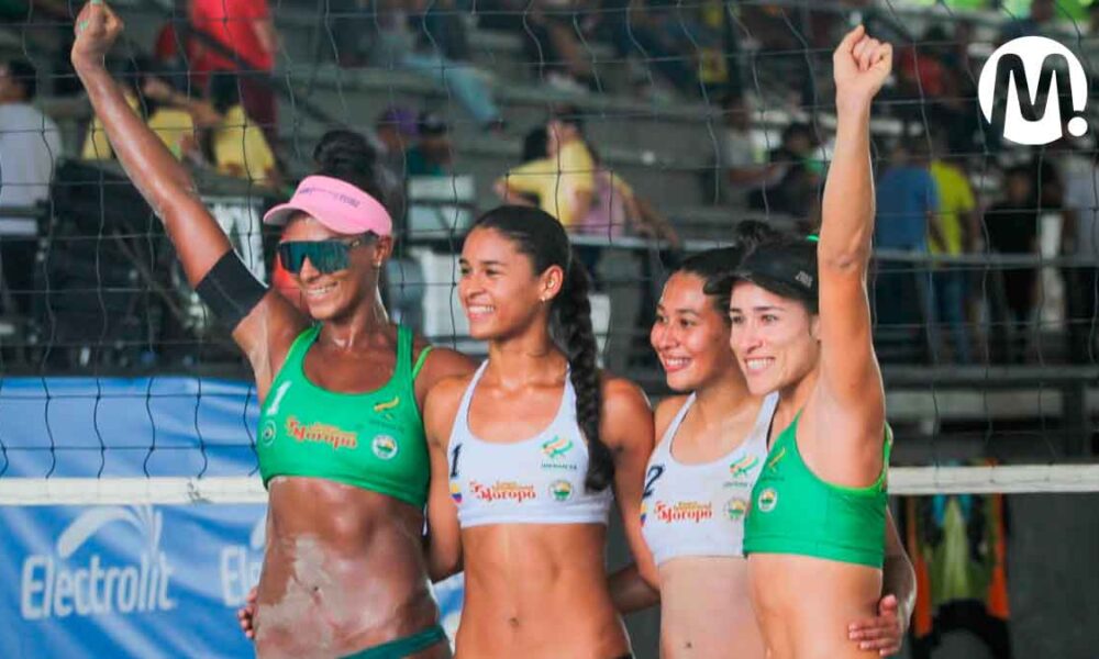Así fue la exhibición de voleibol playa en el Torneo Internacional del Joropo