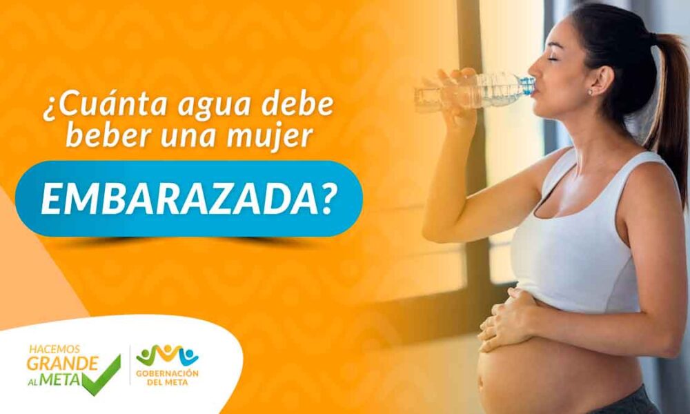 ¿Cuánta agua debe beber una mujer embarazada?