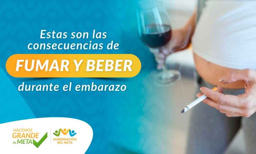 Estas son las consecuencias de fumar y beber durante el embarazo