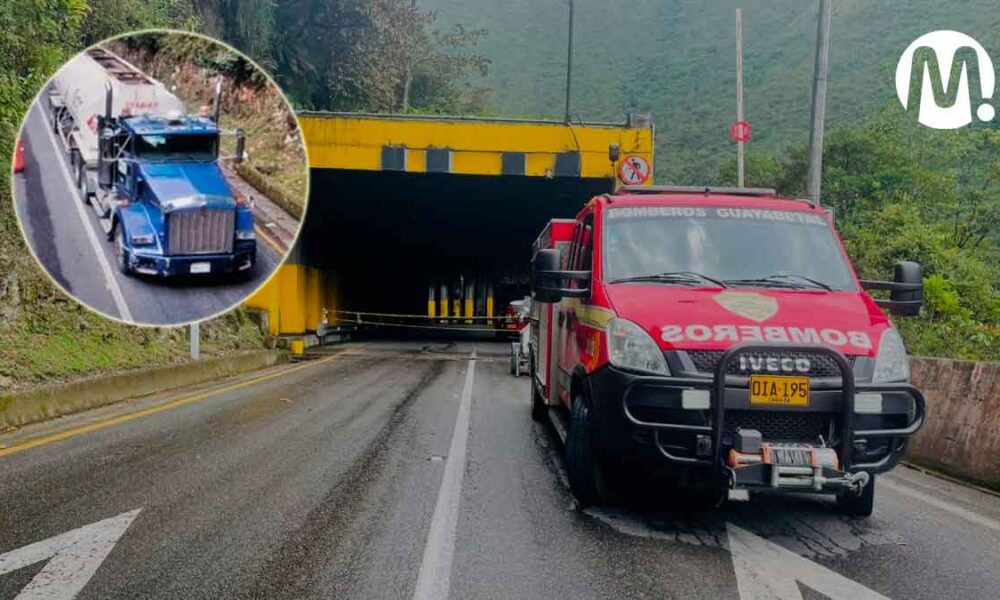 Aún no remueven tractomula accidentada en la vía al Llano: denuncia Alexander Baquero