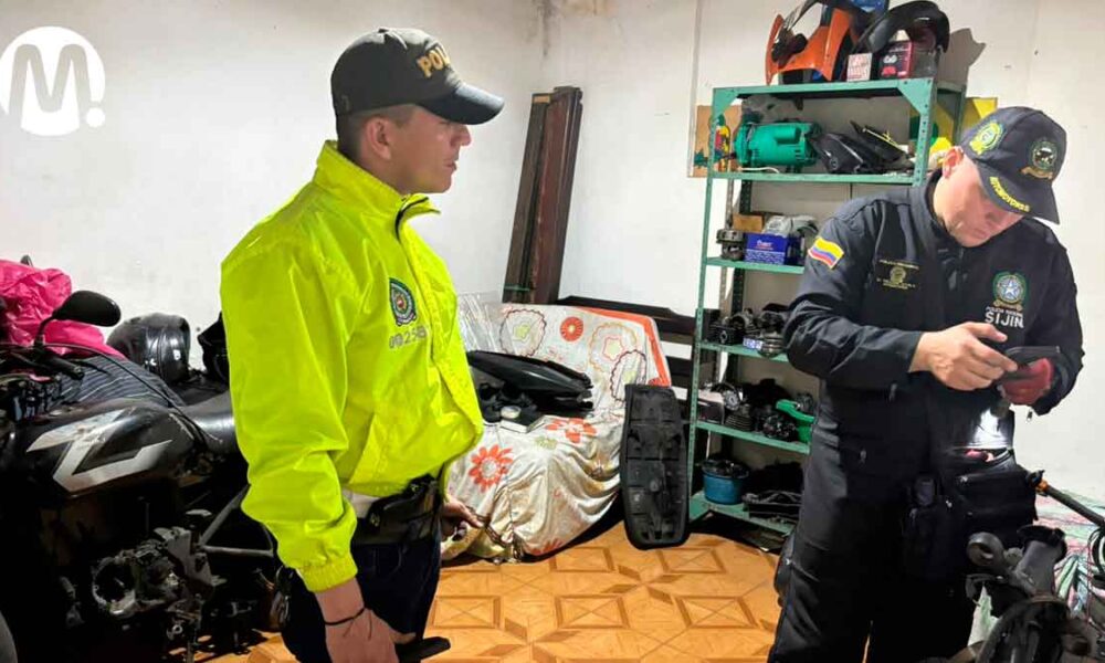 Recuperan motopartes robadas durante operativo en el ‘Cero Uno’